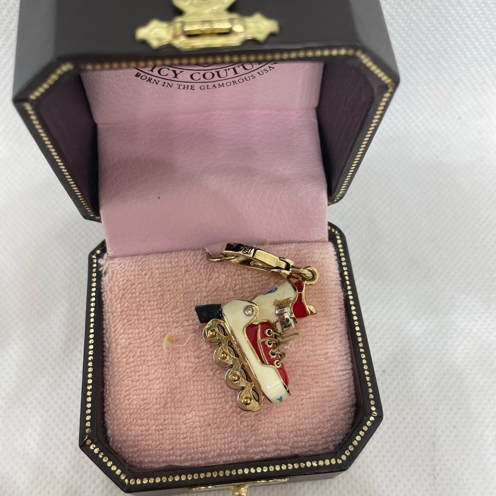 Juicy Couture Roller SkateBlade Charm Retired